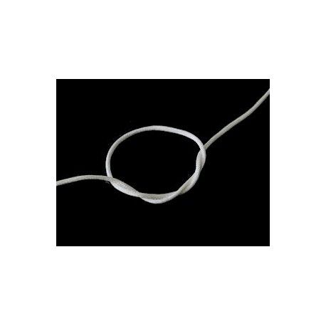 Lanière viscose 2mm ÉCRU x2m  - 1