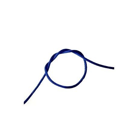 Lanière viscose 2mm NAVY BLUE x2m  - 1