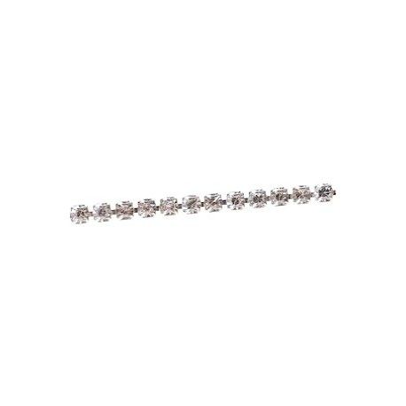 Cupchain strassée 2.2mm Argenté CRYSTAL x50cm  - 1