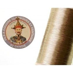 Metallized thread Fil au chinois nÂ°40 GOLD COLOR x100m