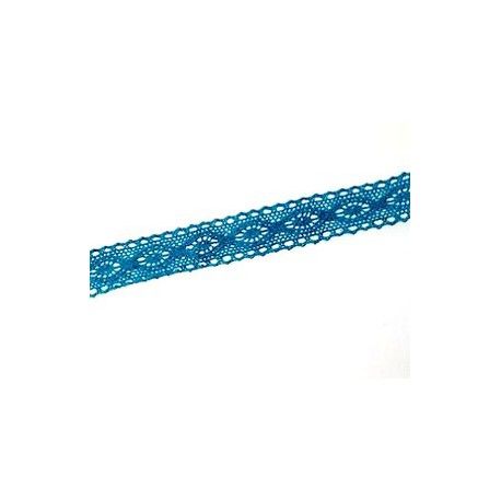 Dentelle 18mm CARRIBEAN BLUE x1m  - 1