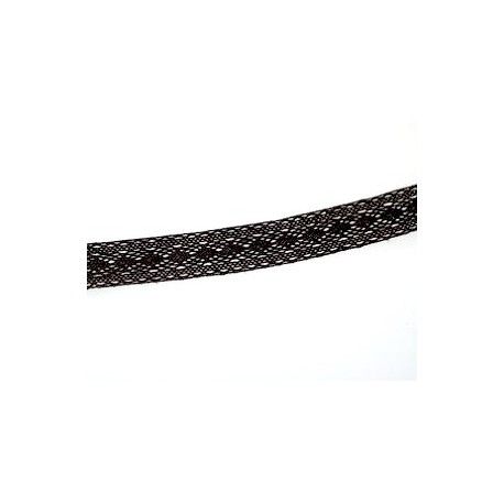 Dentelle 20mm JET x1m  - 1