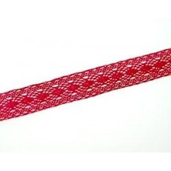 Lace 20mm RED COLOR x1m