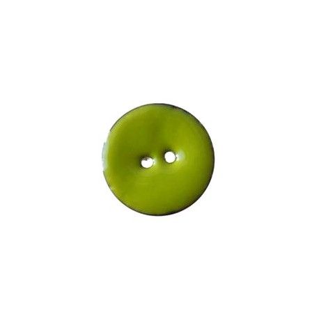 Bouton coco émaillé 23mm ANIS x1  - 1