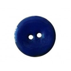 Button coco enamelled 23mm NAVY BLUE x1