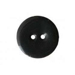 Button coco enamelled 23mm DARK GREY x1