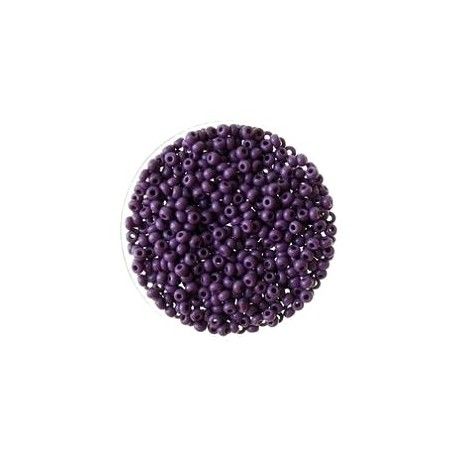 Rocaille 2mm DARK LILAS OPAQUE x 12.5g  - 1