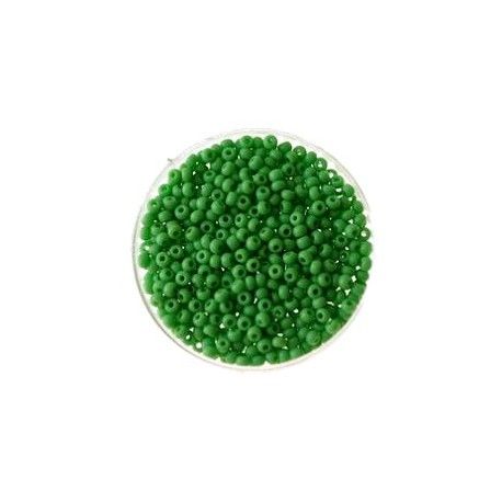 Rocaille 2mm VERT PRAIRIE OPAQUE x 12.5g  - 1