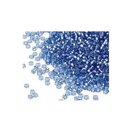 Rocaille 15/0 Miyuki 0019 Sapphire Blue Tr.Silver Lined x7g  - 1