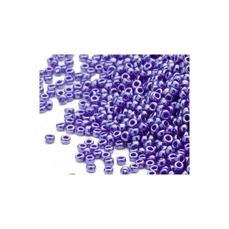 Rocaille 15/0 Miyuki 0434 Opaque Purplish Blue Luster x7g  - 1