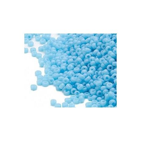 Rocaille 15/0 Miyuki 0413 Opaque Turquoise Blue x7g  - 1