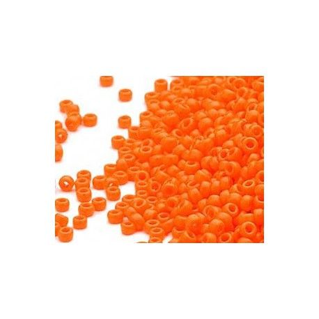 Rocaille 15/0 Miyuki 0405 Opaque Light Orange x7g  - 1