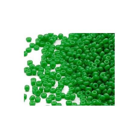 Rocaille 15/0 Miyuki 0411 Green Opaque x7g  - 1