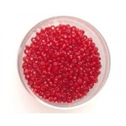 Seed beads 2.2mm LIGHT SIAM ARGENTÃ‰E (900 beads)