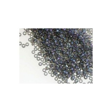 Rocaille 15/0 Miyuki 0152 FR Matte tr. Gray AB x7g  - 1