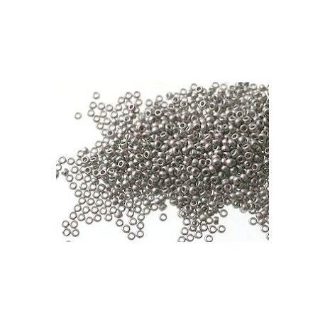 Rocaille 15/0 Miyuki 0190F Matte Nickel Plated x7g  - 1