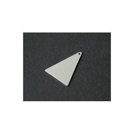 Sequin triangle 19.5x14mm ARGENT 925 x1  - 1