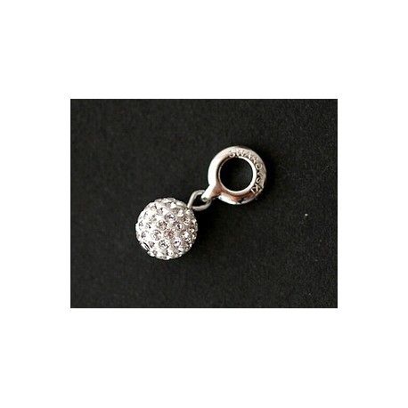 BeCharmed Pavé Ball Charm 87003 8mm CRYSTAL x1