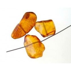 Amber stone irregular x 1g
