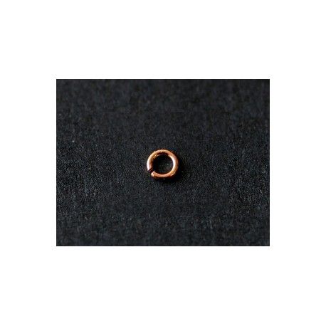 Anneau de jonction 4x0.8mm ROSE GOLD x20  - 1