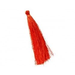 Pompon of thread 90mm INDIAN RED x1