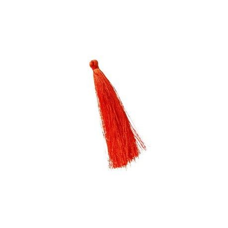 Pompon de fils 90mm INDIAN RED x1  - 1