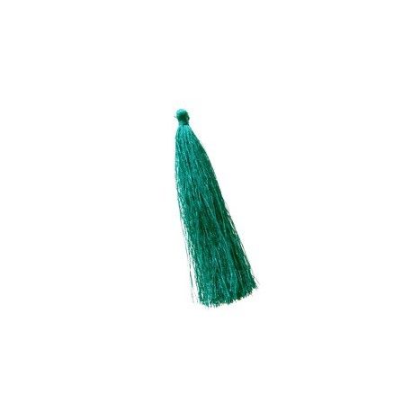 Pompon de fils 90mm EMERALD x1  - 1