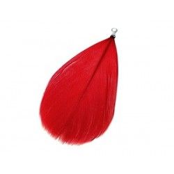 Feather 7/8cm RED x2