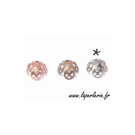 Coquille dentelle d. 8 mm ETAIN  - 1