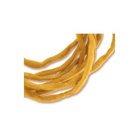 Cordon de soie Habotai 3mm AMBER x1m  - 1