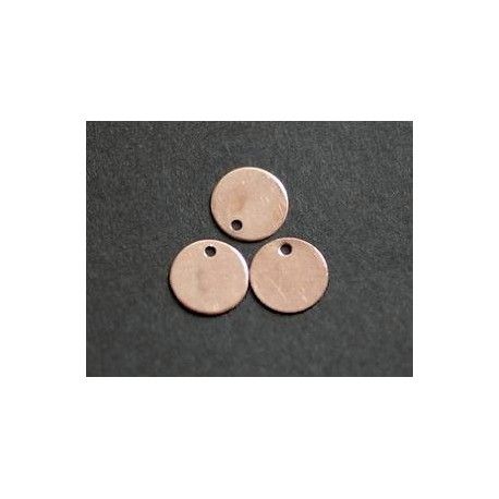 Sequin 8mm ROSE GOLD x5  - 1