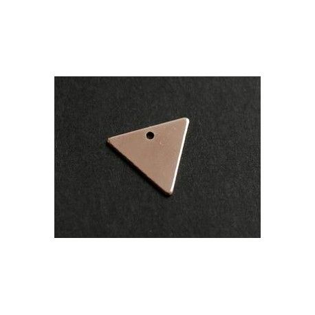 Sequin triangle 13x12mm ROSE GOLD x2  - 1
