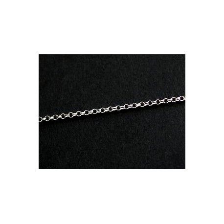 Chaîne maille ronde 1.7mm ARGENT 925 x20cm