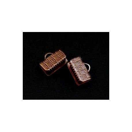 Serre-ruban 10mm ROSE GOLD x2