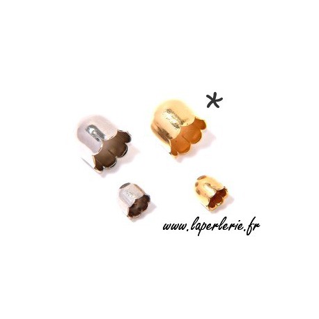 Cloche tulipe 10 mm DORE  - 1