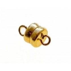 Magnetic clasp 2 rings 11x6mm GOLD COLOR
