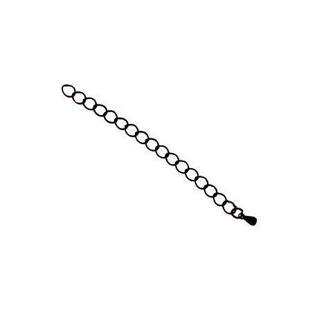 Chaine de rallonge 5cm NOIR