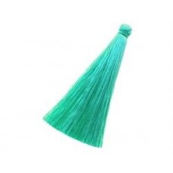 Silky polyester pompon 70mm LIGHT TURQUOISE