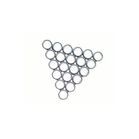 Estampe B.O. triangle 26.2mm ARGENTÉ VIELLI x2  - 1