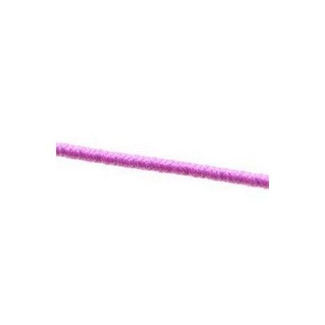 Fil élastique gainé 1mm ROSE x2m  - 1