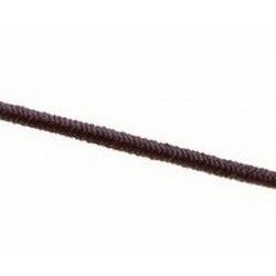 Sheathed elastic cord 1mm BROWN x2m