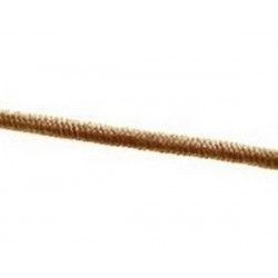 Sheathed elastic cord 1mm CAPPUCCINO x2m