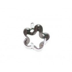 Setting for flower 10mm SILVER COLOR
