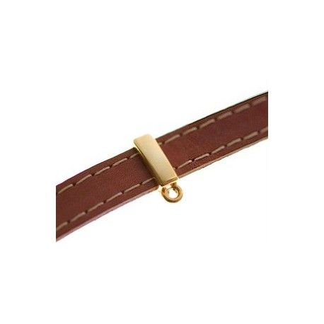 Passant pour lanière 10mm 16x4mm DORÉ