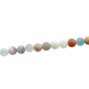 Ronde 6mm AMAZONITE x 1 fil de 40cm