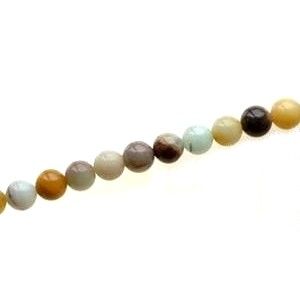 Ronde 8mm AMAZONITE x 1 fil de 40cm