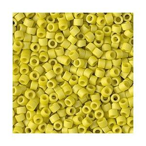 DB2283 Delica Miyuki 11/0 Matte Opaque Glazed Citron  x 7g