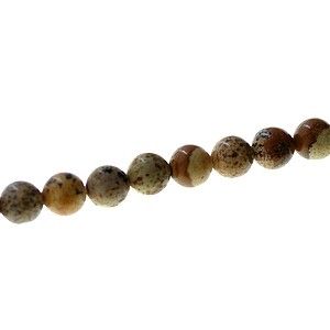 Ronde 6mm JASPE PAYSAGE x1 fil de 40cm