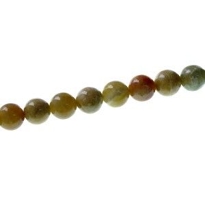 Ronde 6mm GREEN SERPENTINE x1 fil de 40cm