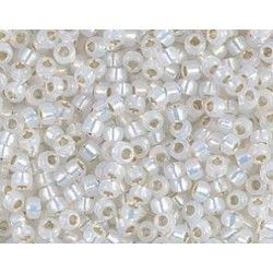 Seed beads Miyuki 8/0 0551 Gilt Lined Opal x10g